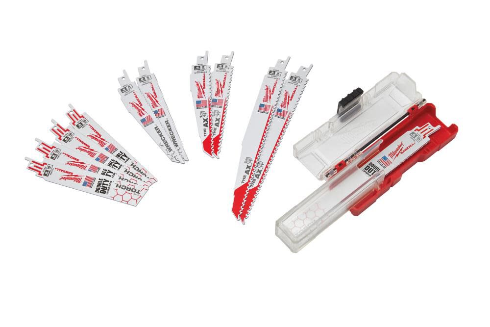 Milwaukee 12-Piece SAWZALL Blade Set 49-22-1129 - Acme Tools