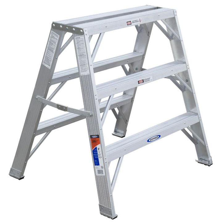 Werner 3 Ft. Aluminum Twin-Work Stand Type IA