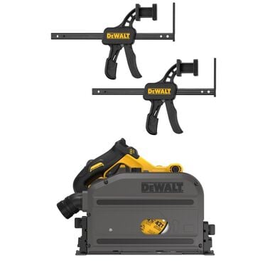 DEWALT TrackSaw Track Clamps & 60V MAX Cordless Track Saw Bundle