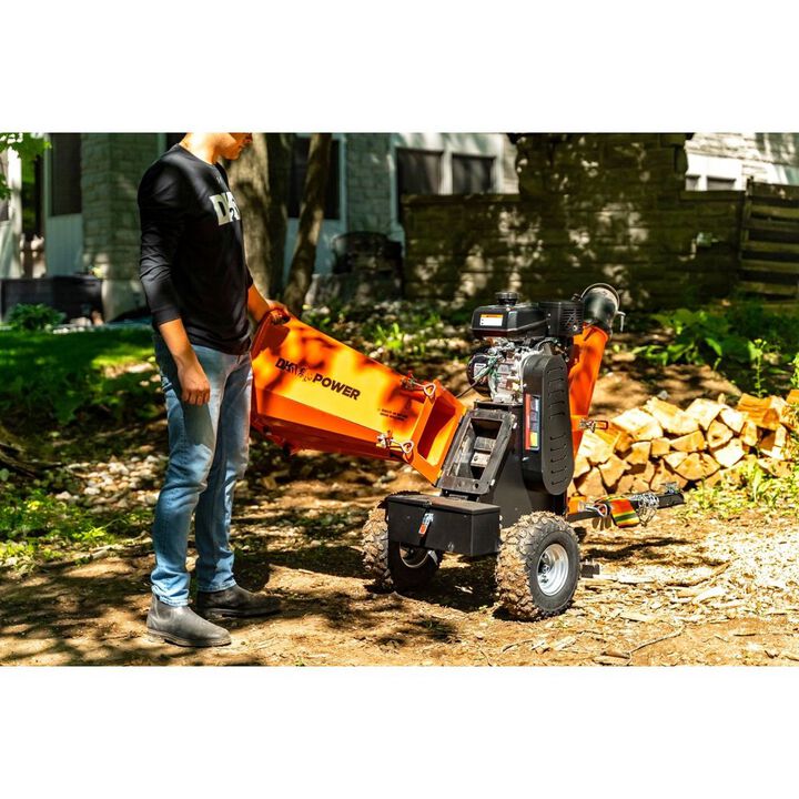 DK2 4in 280 cc 7HP Gasoline Powered Kinetic Drum Chipper, large image number 18