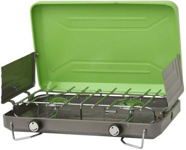 Flame King Classic Camping Stove Grill Portable Propane Gas Light Green