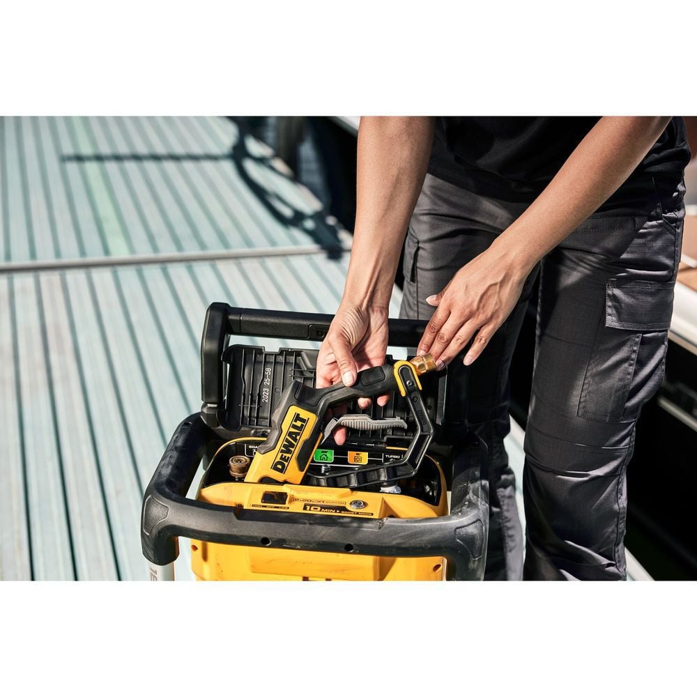 DEWALT 20V MAX 1600 PSI 1.2 GPM Battery Powered Cold Water Pressure Washer with 4 Spray Nozzles 12.0 Ah Kit, large image number 9