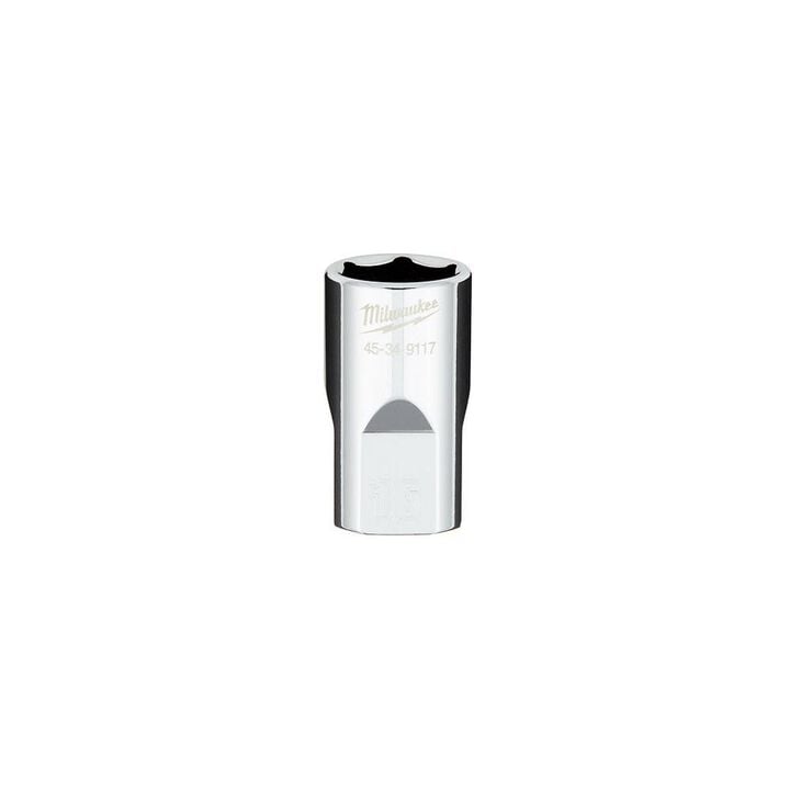 Milwaukee 1/2 in. Drive 16MM Metric 6-Point Socket with FOUR FLAT Sides, large image number 0