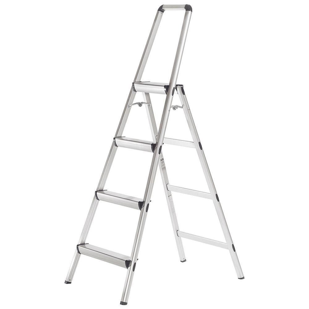 Xtend and Climb 4-Step 225-lb Load Capacity Silver Aluminum Step Stool, large image number 1