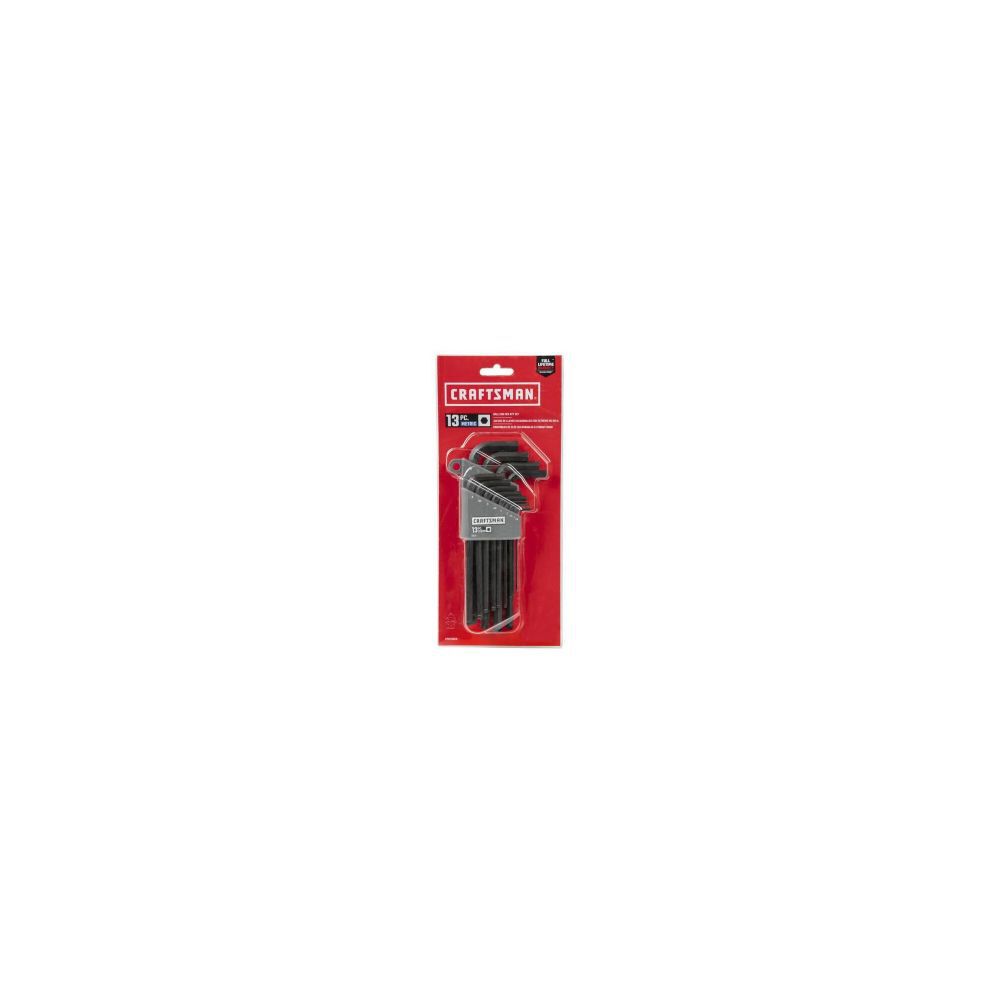 CRAFTSMAN Ball End Metric Hex Key Set, 13 Piece, large image number 4