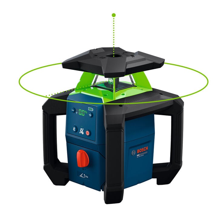 Bosch 18V Green-Beam H/V Rotary Laser Kit, large image number 3