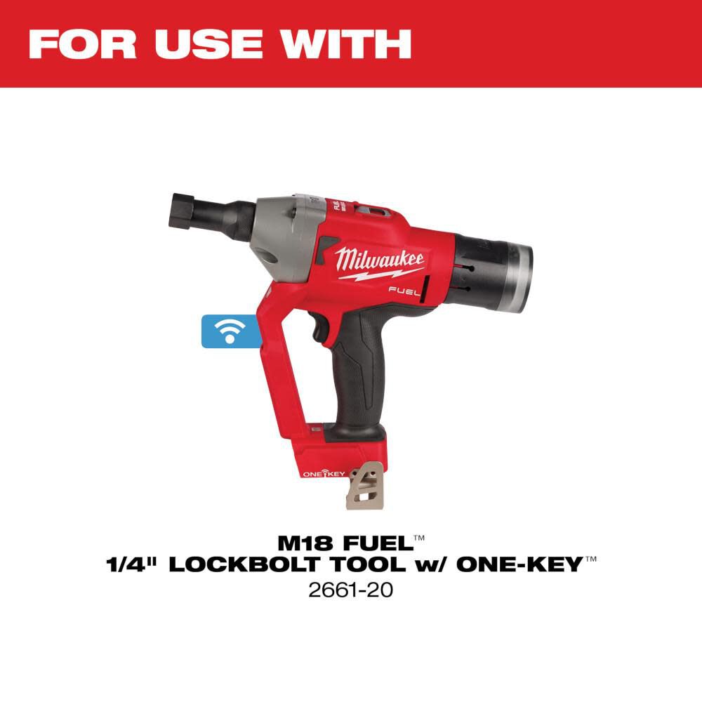 Milwaukee M18 FUEL 1/4inch Lockbolt to Blind Rivet Tool Conversion Kit
