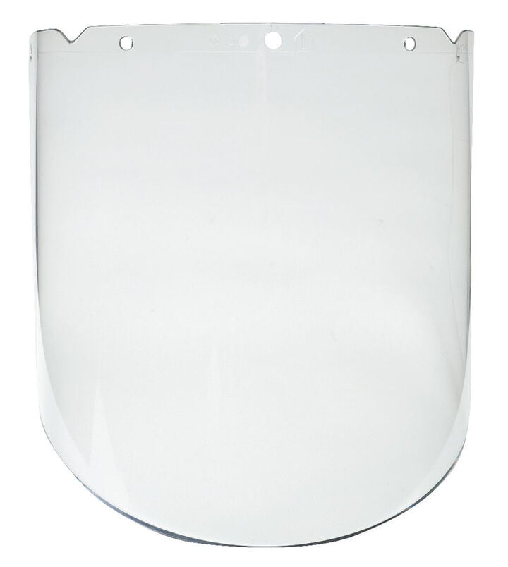 MSA Safety Works Visor PC Clear Molded 10.375in x 17inx .098in