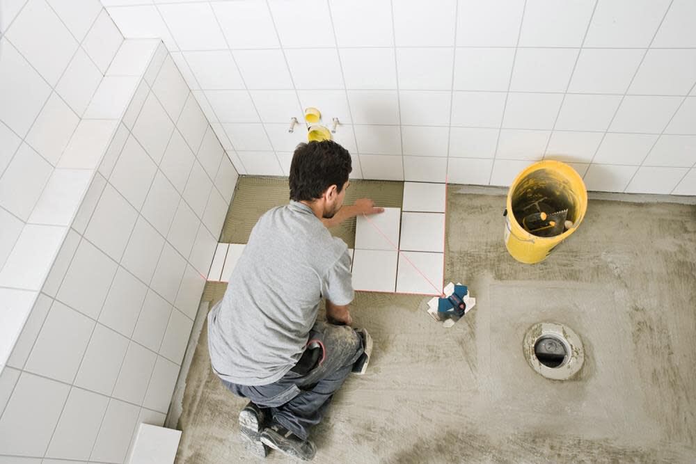 Bosch wall and floor sales tile laser