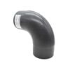 Big Horn 4 Inch 90 Degree ABS Elbow Fitting For Hose Clamp, small image number 4