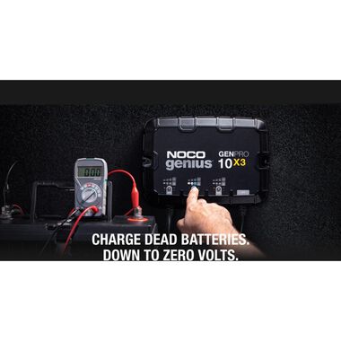 Noco 12V Battery Charger 30A Fully Automatic 3 Bank On Board