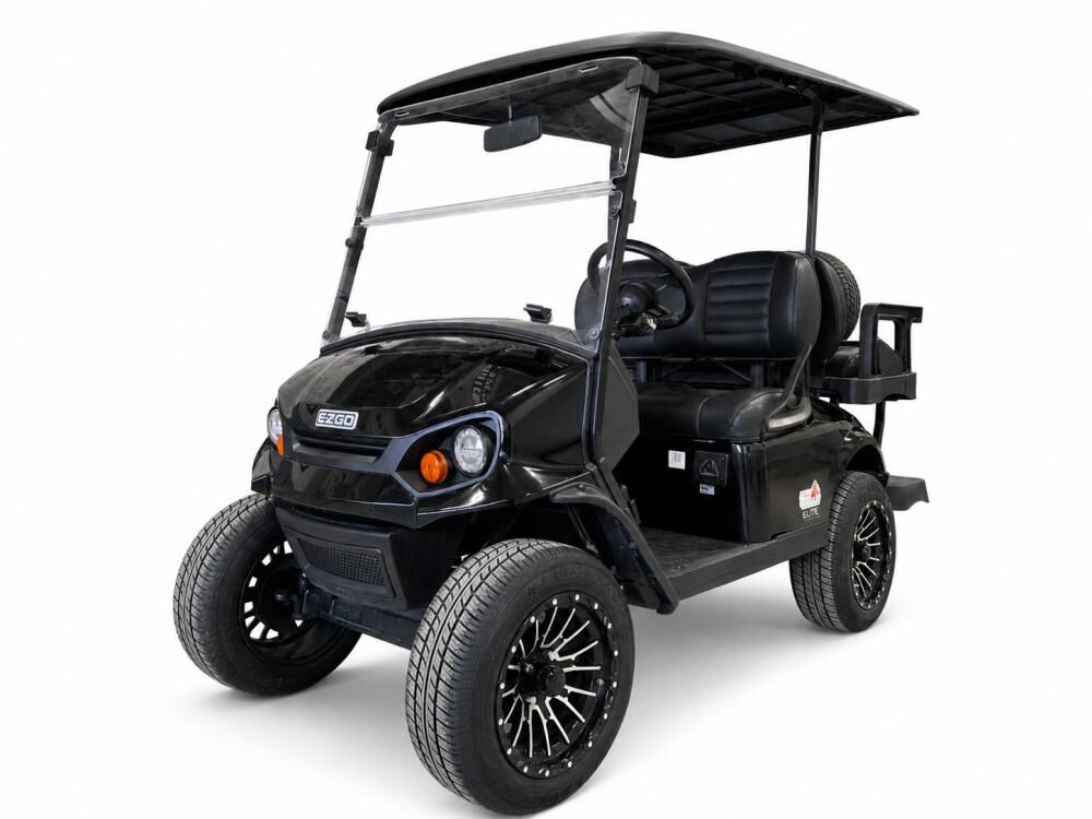 E-Z-GO Express S4 4-Seat Electric Golf Cart Black - 10027208-BLK
