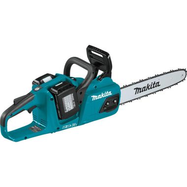 Makita 18V X2 (36V) LXT Lithium-Ion Brushless Cordless 14in Chain Saw Kit (5.0Ah), large image number 5