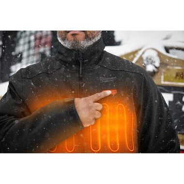 Milwaukee M12 Heated TOUGHSHELL Jacket Kit, Large, Black (Reconditioned), large image number 14