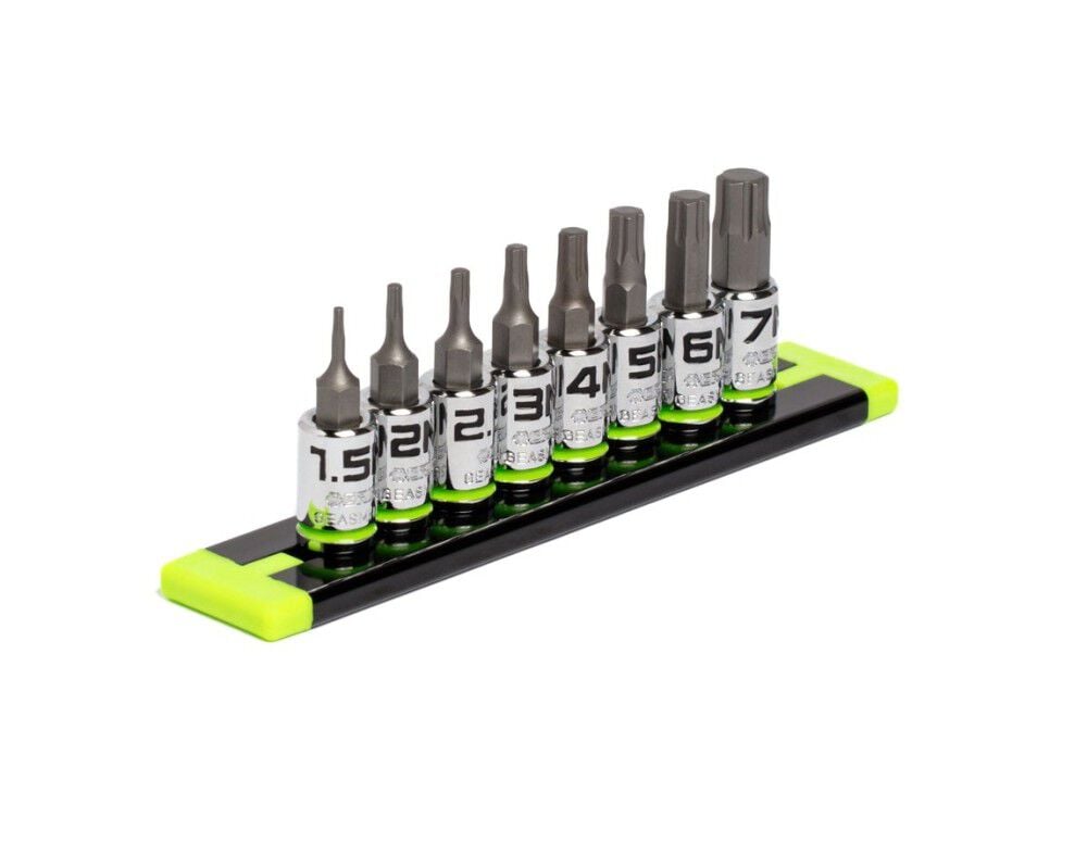 GripEdge Tools RPT 1/4 Inch Drive Short Hex Driver Set Metric 8 Pieces, large image number 2