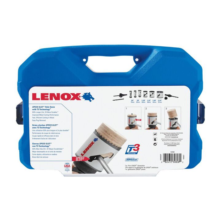 Lenox Bi-Metal Speed Slot Hole Saw With T3 Technology 6 Pieces, large image number 2