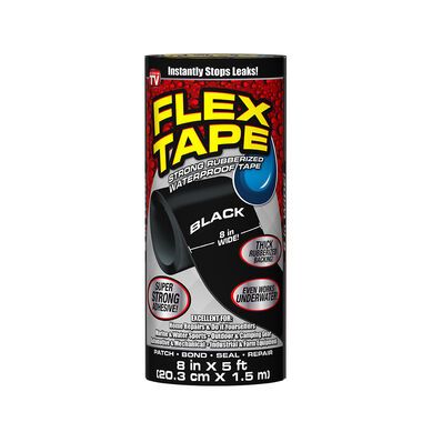 Flex Seal 8 In. x 5 ft. Flex Tape Rubberized Waterproof Tape