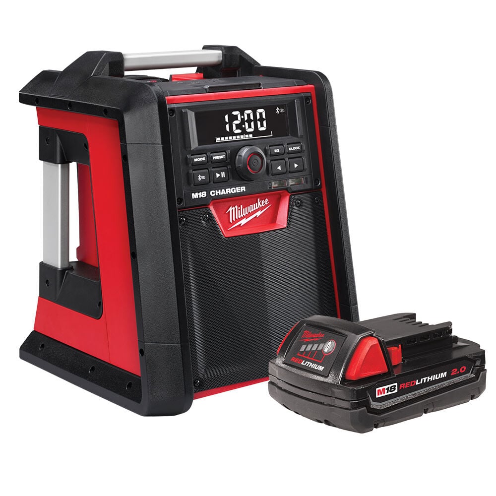 Milwaukee M18 Jobsite Bluetooth Radio/Charger – 2792-20-48-11-1820