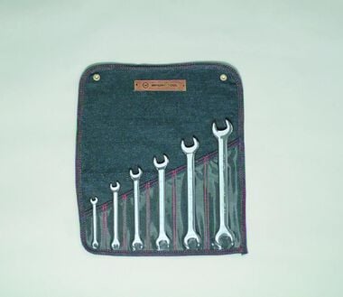 Wright Tool 6 pc. Open End Wrench Set 1/4 In. to 15/16 In., large image number 0