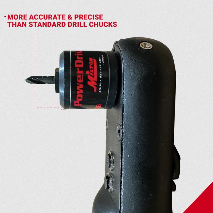 Milton PowerDrive 1/4-Inch Drive Ratchet Drill Socket Adapter With 1/8-Inch Threaded Stub Drill Bit, large image number 4
