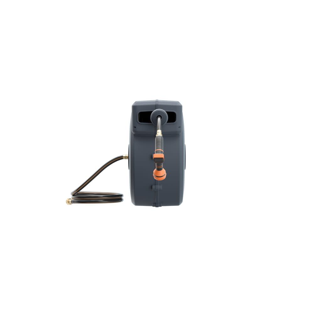 Giraffe Tools 1/2 Inch x 155 Foot Dark Grey Garden Hose Reel with PP Bracket, large image number 3