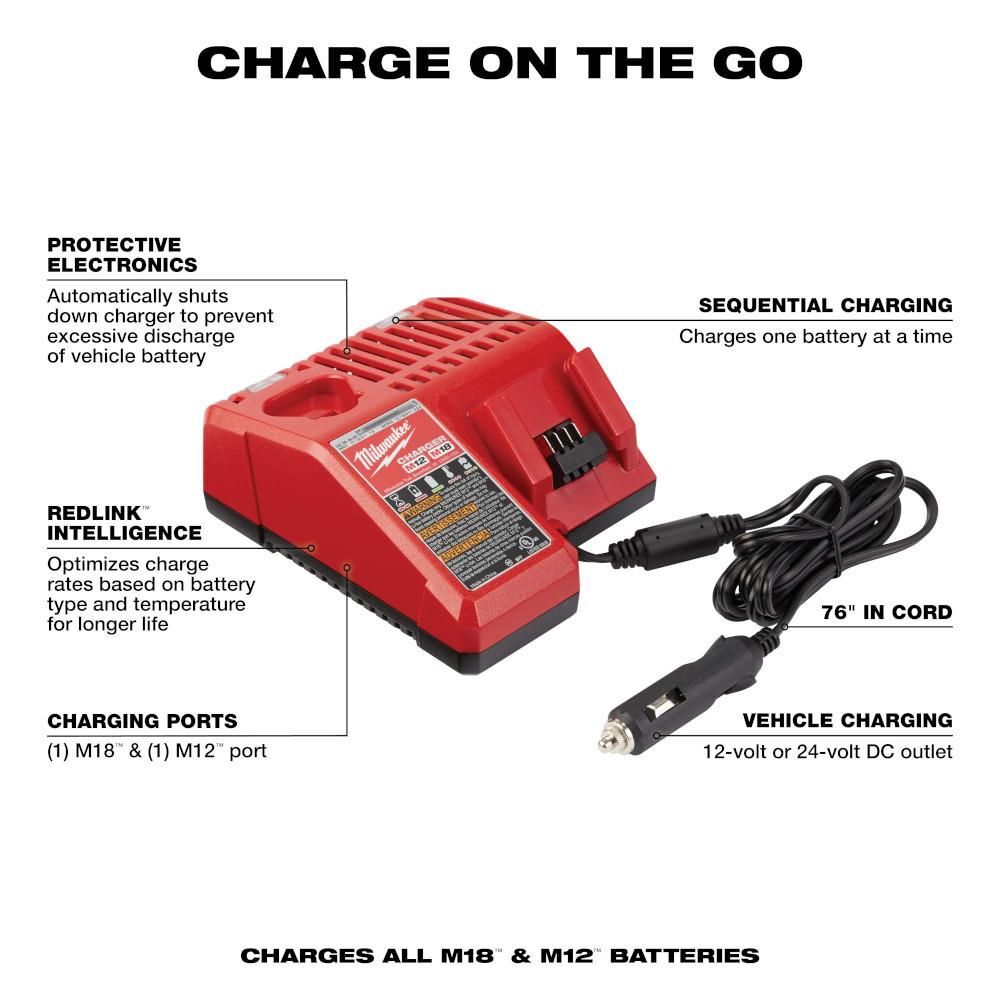 Milwaukee M18 & M12 DC Charger, large image number 2