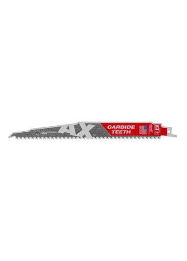 Milwaukee 9 in. 5 TPI The Ax Carbide Teeth SAWZALL Blades 5PK, large image number 0