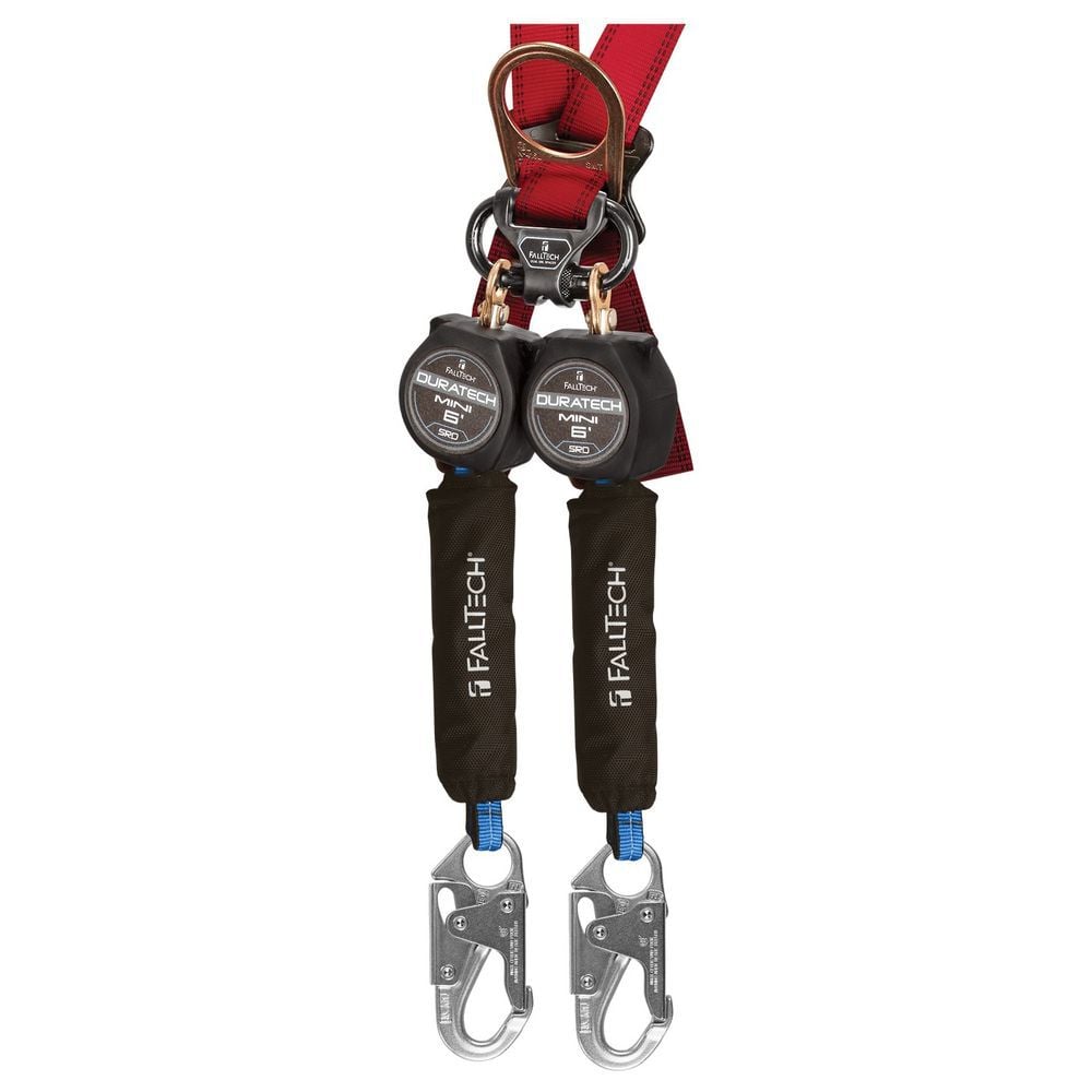 Falltech DuraTech Mini 6' Twin Leg Personal SRL with Snap Hook, large image number 1