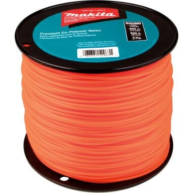 Makita Round Trimmer Line 0.095 Orange 840 3 lbs., large image number 0