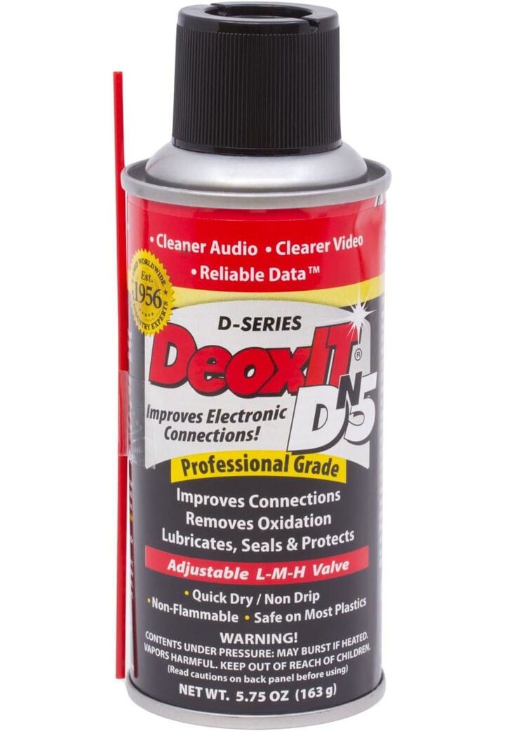 DeoxIT D-Series Contact Cleaner & Rejuvenator 5% Solution Spray, 163 Gram, Non-Flammable, large image number 3