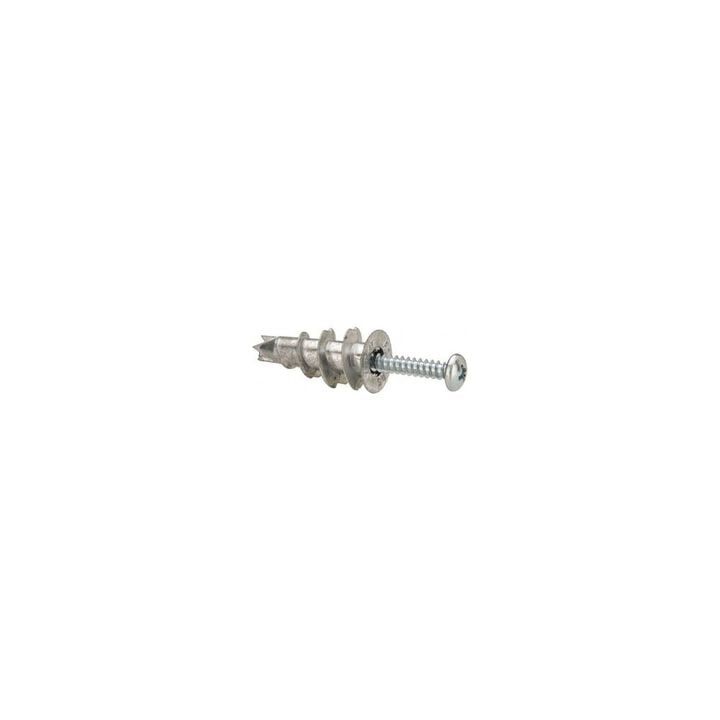 DEWALT Zip-It Zinc Self-Drilling Drywall Anchors with Screws 100 Pieces, large image number 1