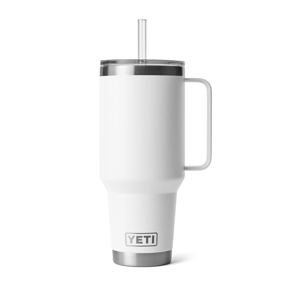YETI 42oz Rambler Straw Mug with Straw Lid White – 21071502783
