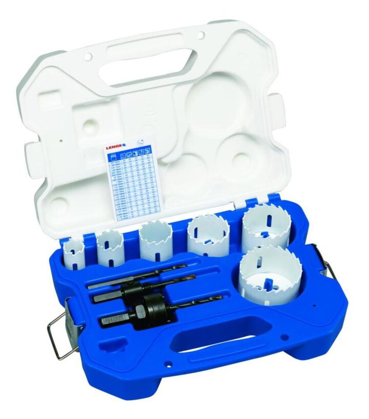Lenox Electricians Carbide Tip Hole Saw Kit 6 Sizes, large image number 0