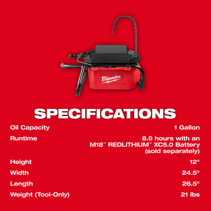 Milwaukee M18 Brushless Pipe Threading Oiler (Bare Tool), large image number 9