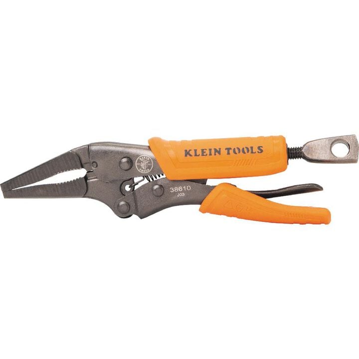 Klein Tools Long Nose Locking Pliers, 4 Inch, large image number 7
