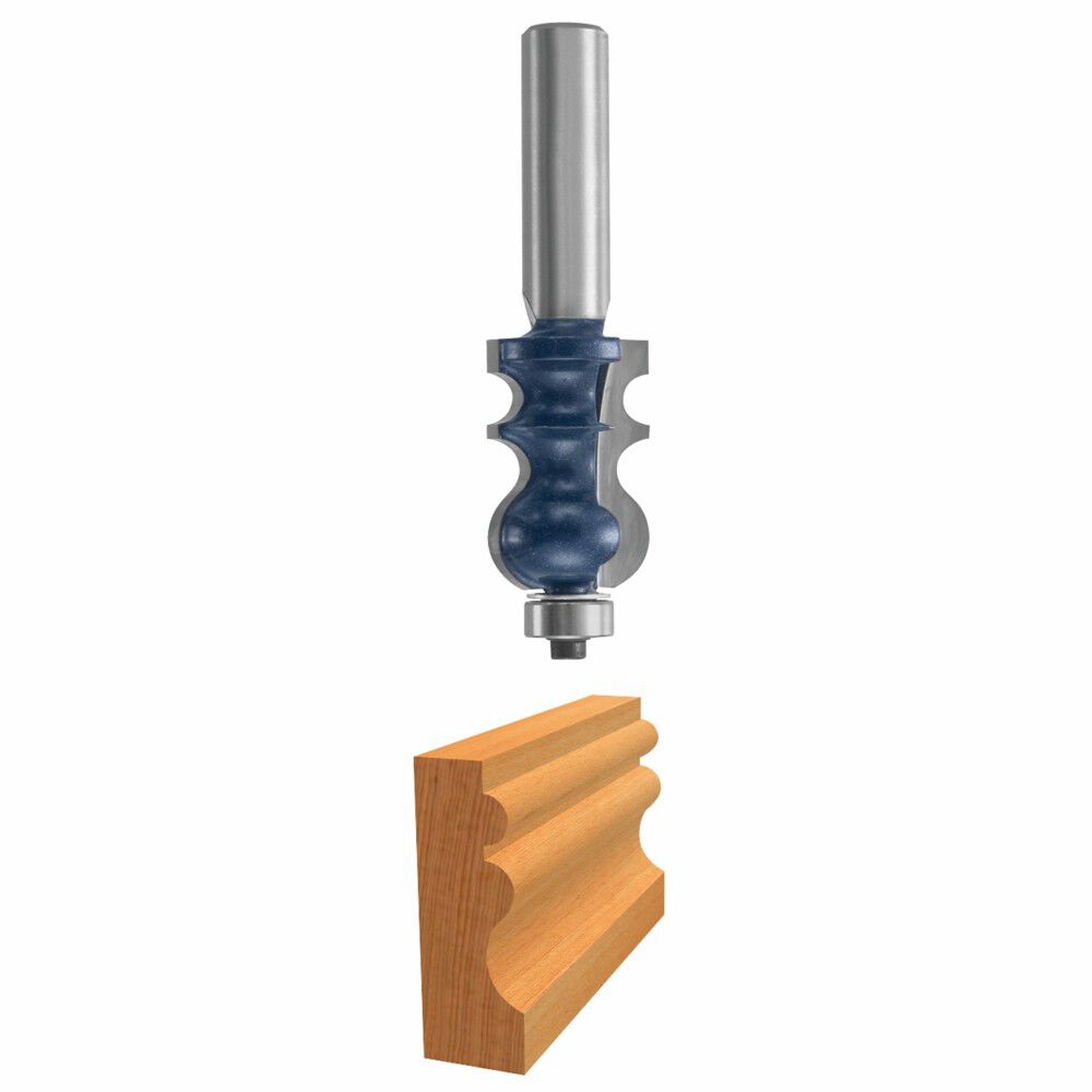 Bosch 7/8in x 1 1/2in Carbide Tipped Reverse Curve Ogee and Bead Bit, large image number 1