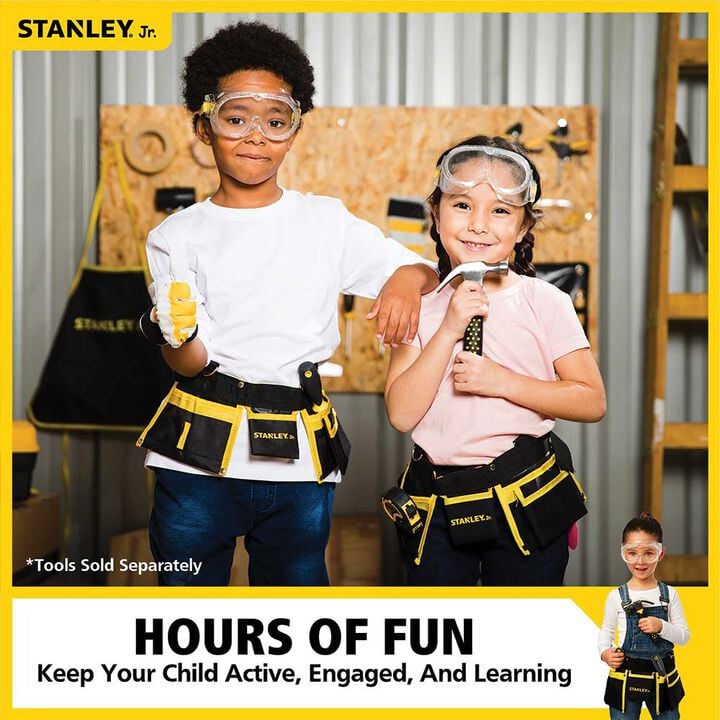 Stanley Jr High-Quality Fabric Sturdy Kids Tool Belt, large image number 3