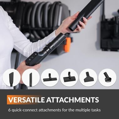 Giraffe Tools 32 Cfm Corded Retractable Vacuum Cleaner without Remote Control