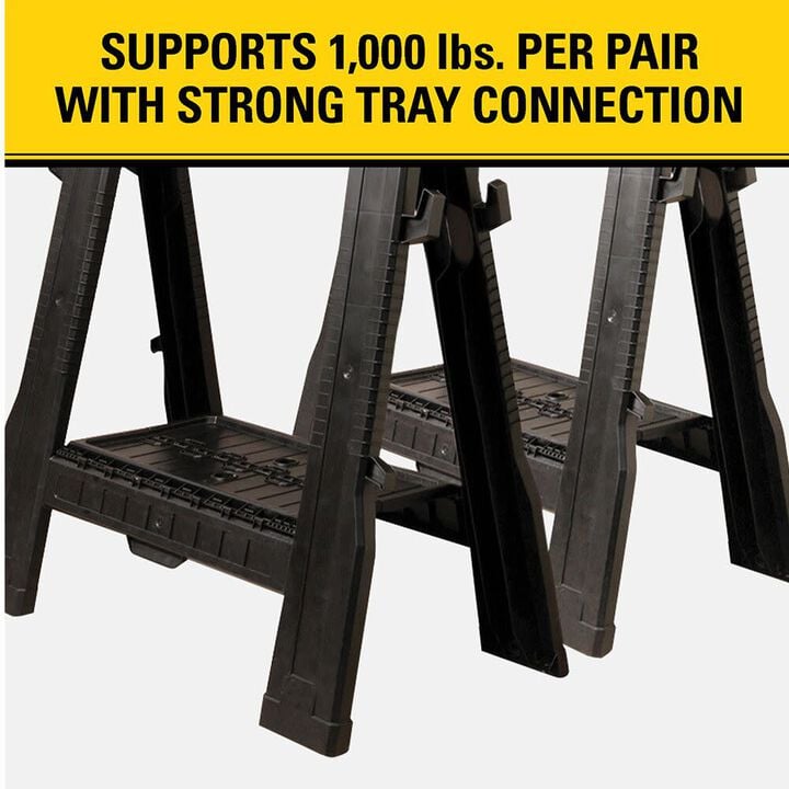 Stanley Folding Sawhorse Twin Pack, large image number 3