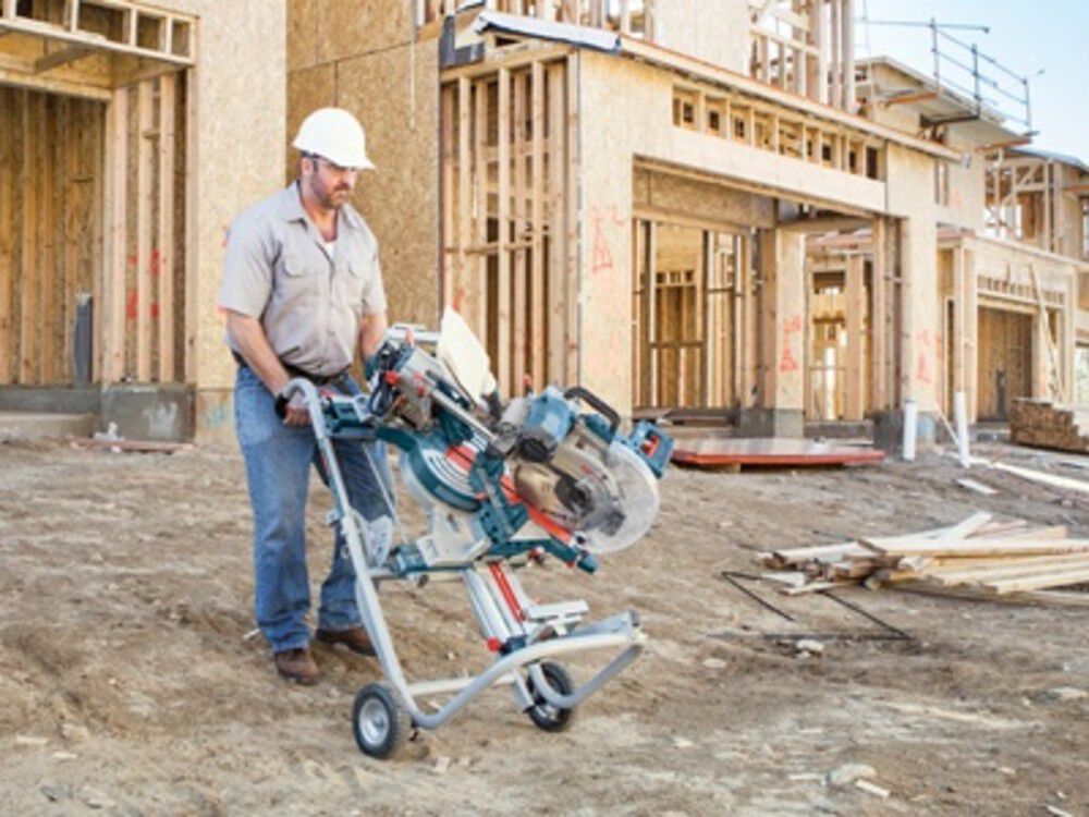 Bosch Gravity-Rise Miter Saw Stand with Wheels, large image number 10