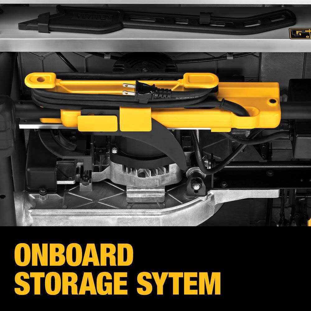 DEWALT 10in Jobsite Table Saw 32 1 2in Rip Capacity Rolling