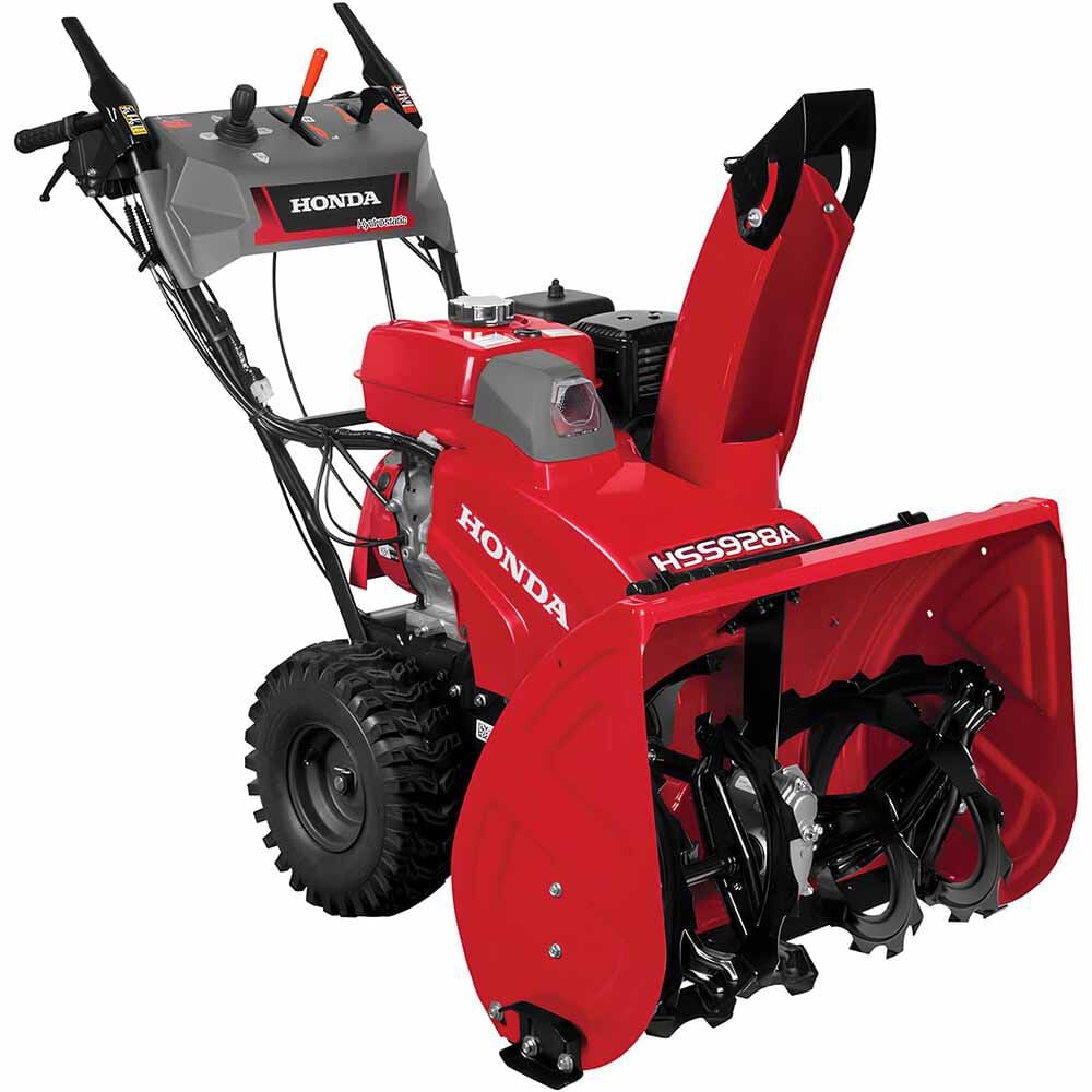 Honda 9HP 28In Two Stage Wheel Drive Snow Blower – Electric Start – HSS928AAWD
