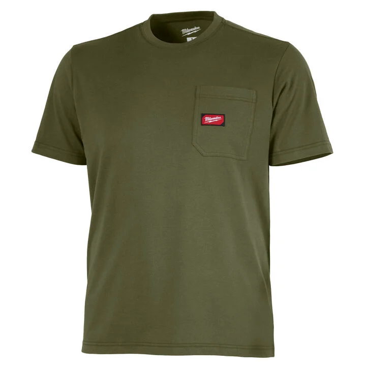 Milwaukee GRIDIRON Pocket T-Shirt Short Sleeve Green