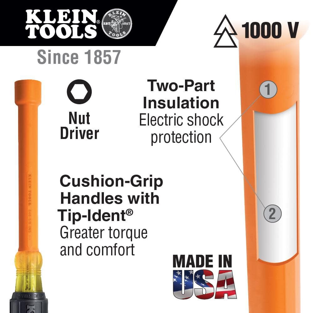 Klein Tools Insulated 7/16in Nut Driver, large image number 2