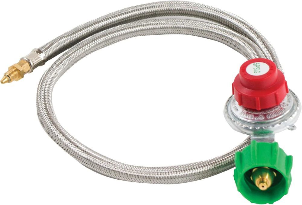 Bayou Classic 1/8 Inch x 36 Inch LPG Hose with 5 PSI High Pressure Regulator, large image number 2