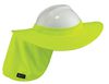 Ergodyne Chill-Its 6660 Lime Hard Hat Brim with Neck Shade, small