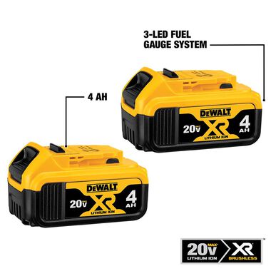 DEWALT 20V MAX Compact Reciprocating Saw & Premium XR Battery 2pk Bundle, large image number 3