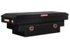 Weather Guard Saddle Truck Tool Box Aluminum Compact Deep Gloss Black, small image number 1