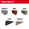 Milwaukee 7 Inch Single Row Segmented Rim Diamond Cup Wheel for Concrete, Brick, and Stone, small image number 4