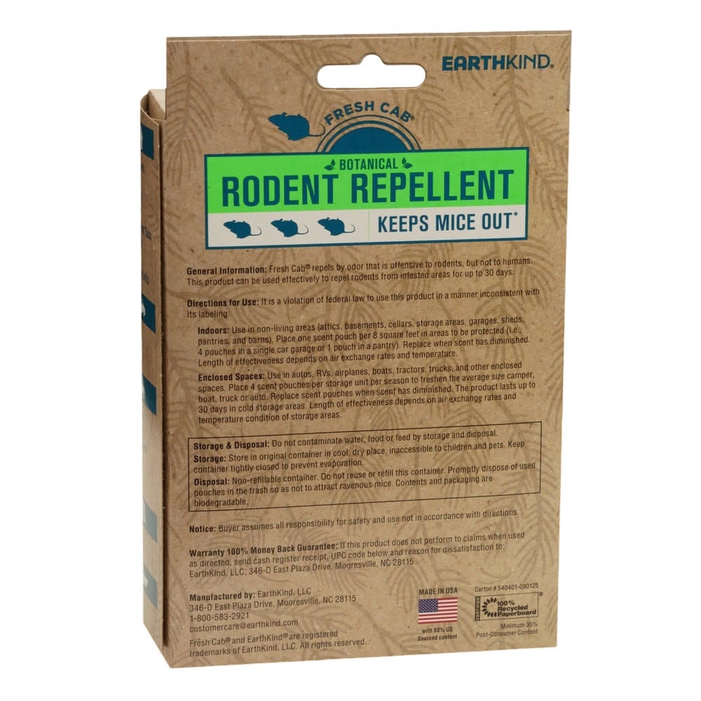 Earthkind Fresh Cab Botanical Rodent Repellent 4 Pieces, large image number 2